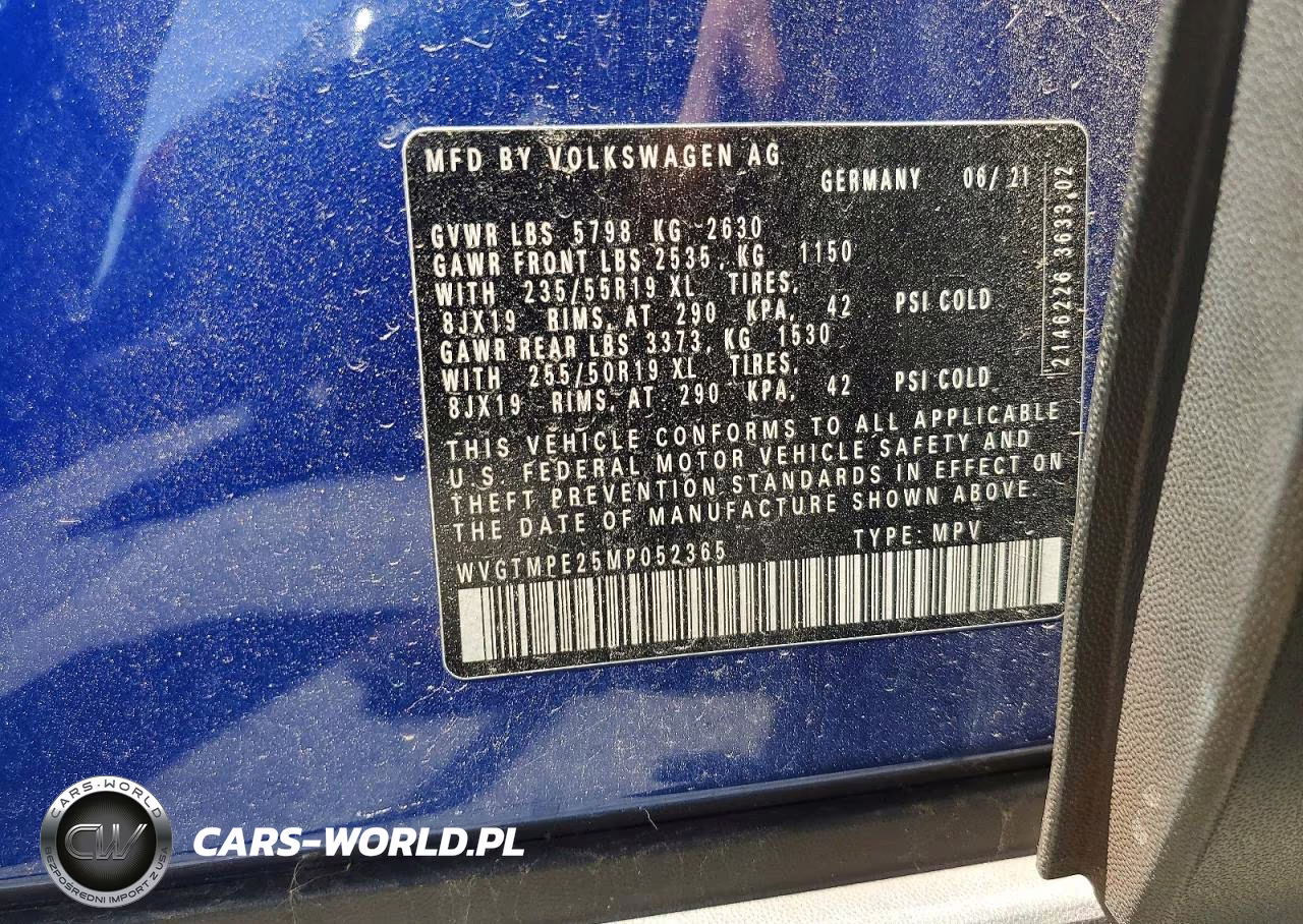 2021 Volkswagen Id.4 Pro S VIN:WVGTMPE25MP052365 - 13