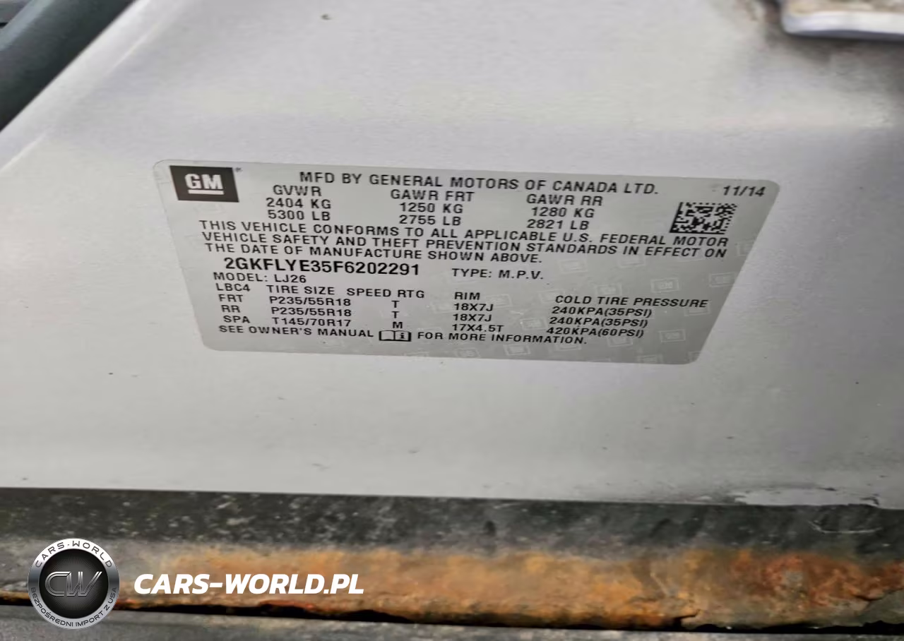 2015 GMC Terrain Slt VIN:2GKFLYE35F6202291 - 13