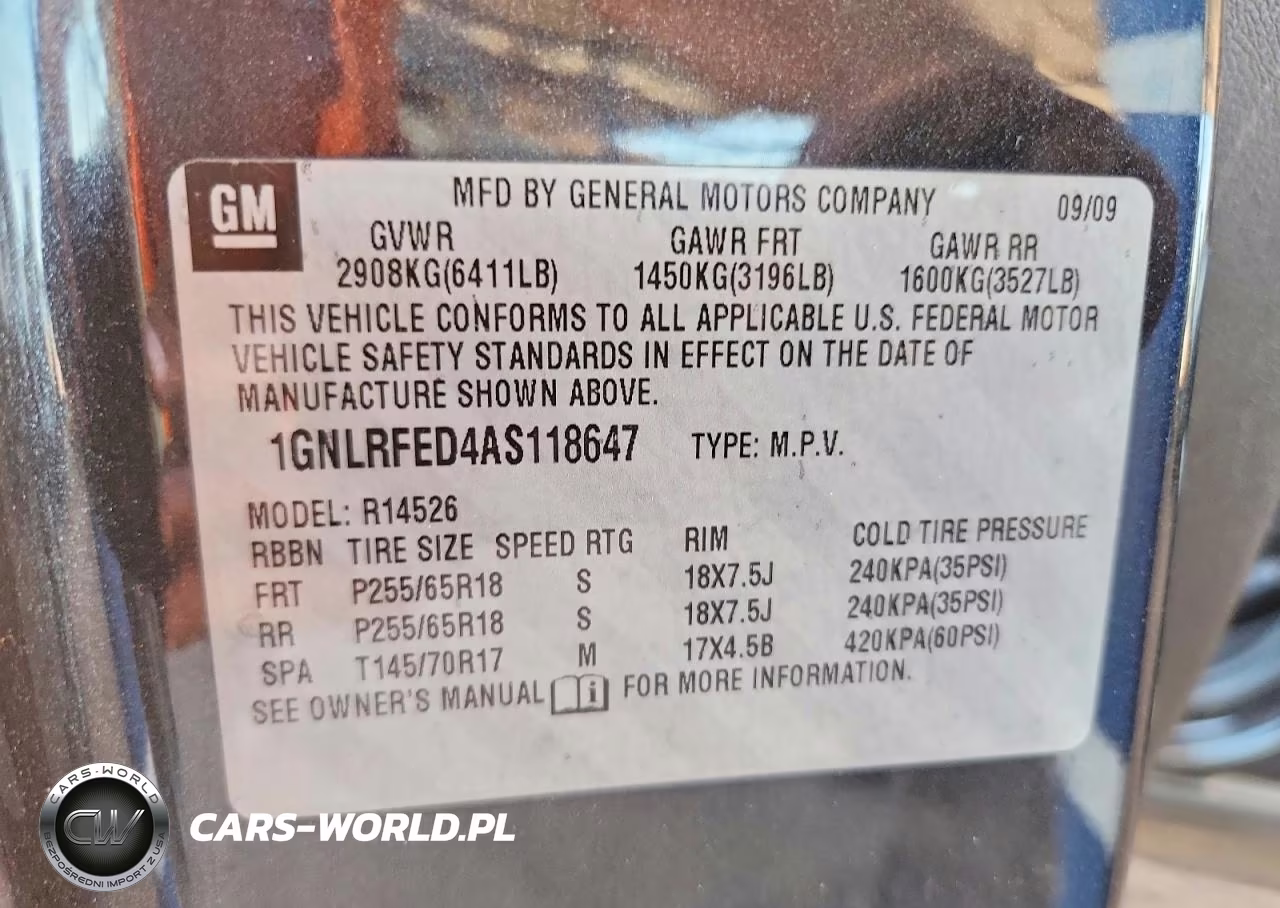 2010 Chevrolet Traverse Lt VIN:1GNLRFED4AS118647 - 13