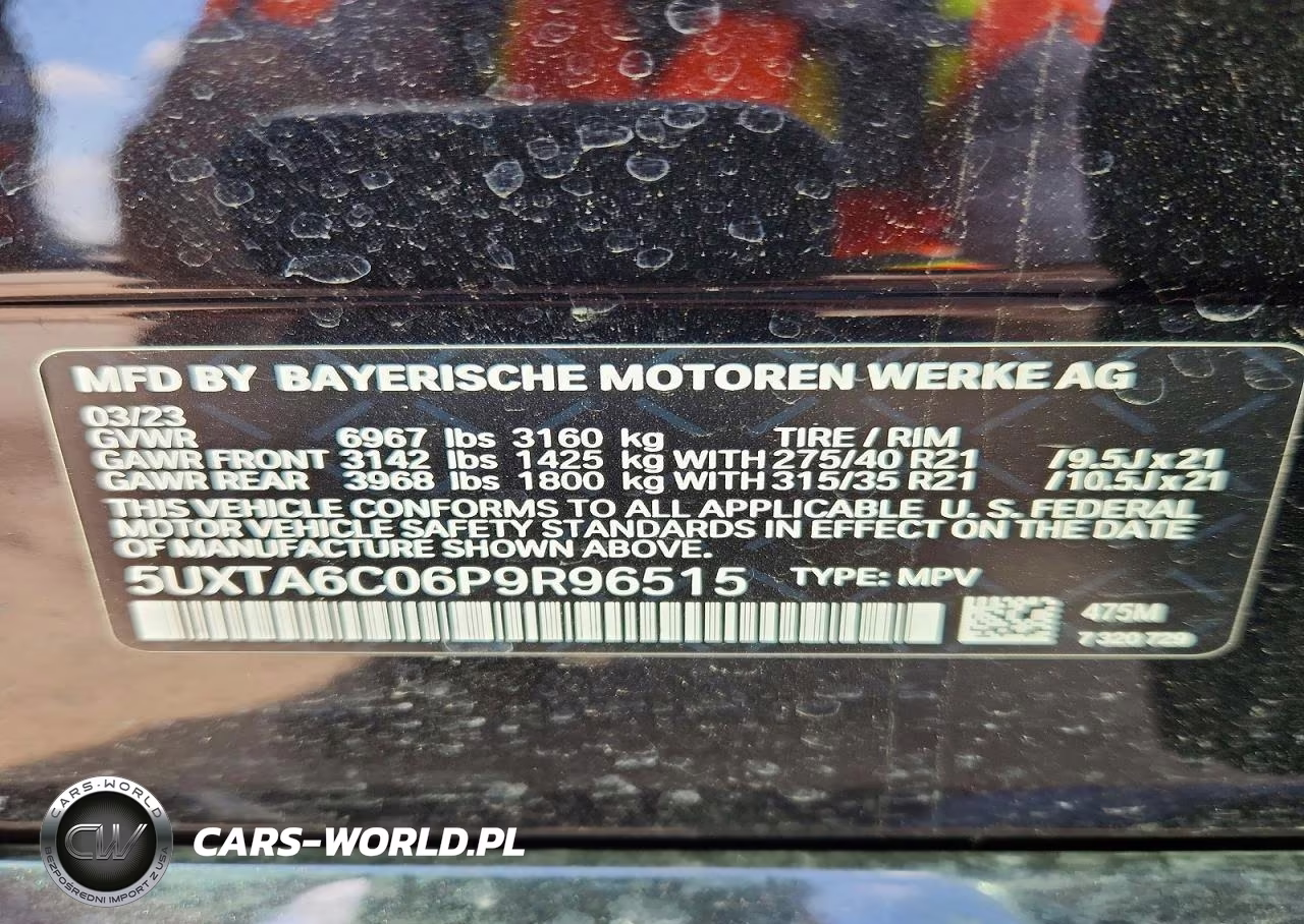 2023 BMW X5 xDrive45E VIN:5UXTA6C06P9R96515 - 12
