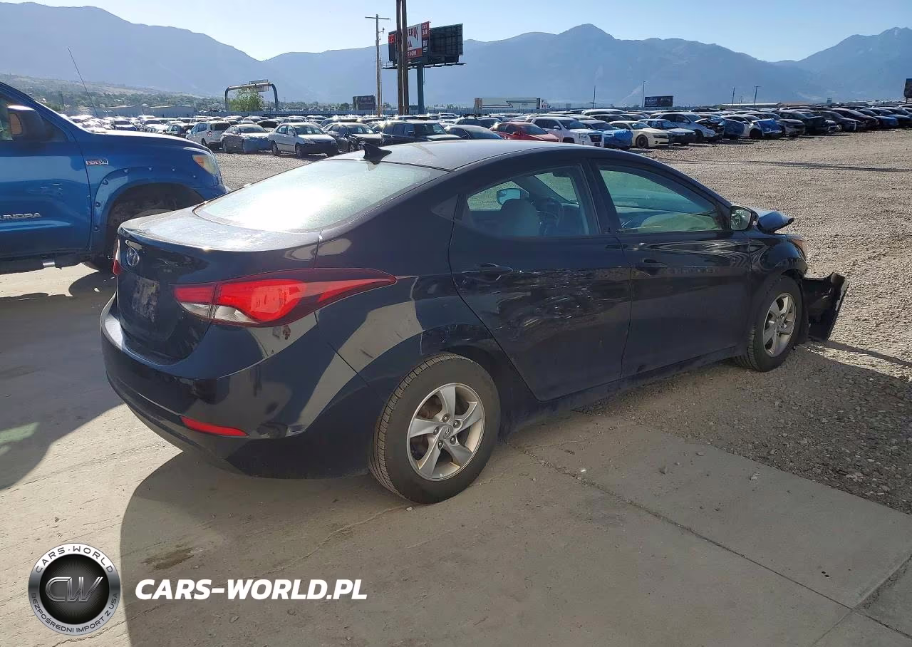 2014 Hyundai Elantra Se VIN:5NPDH4AEXEH486810 - 3
