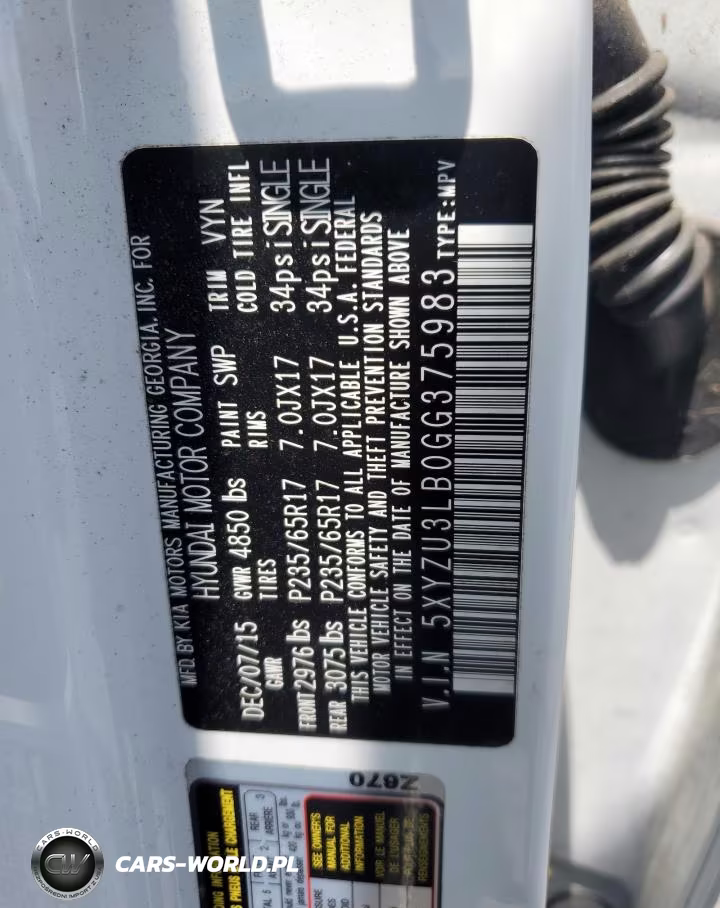 2016 Hyundai Santa Fe Sport VIN:5XYZU3LB0GG375983 - 13