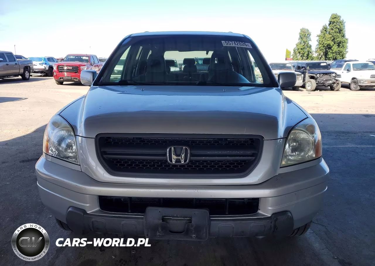 2003 Honda Pilot Exl VIN:2HKYF18683H606699 - 5