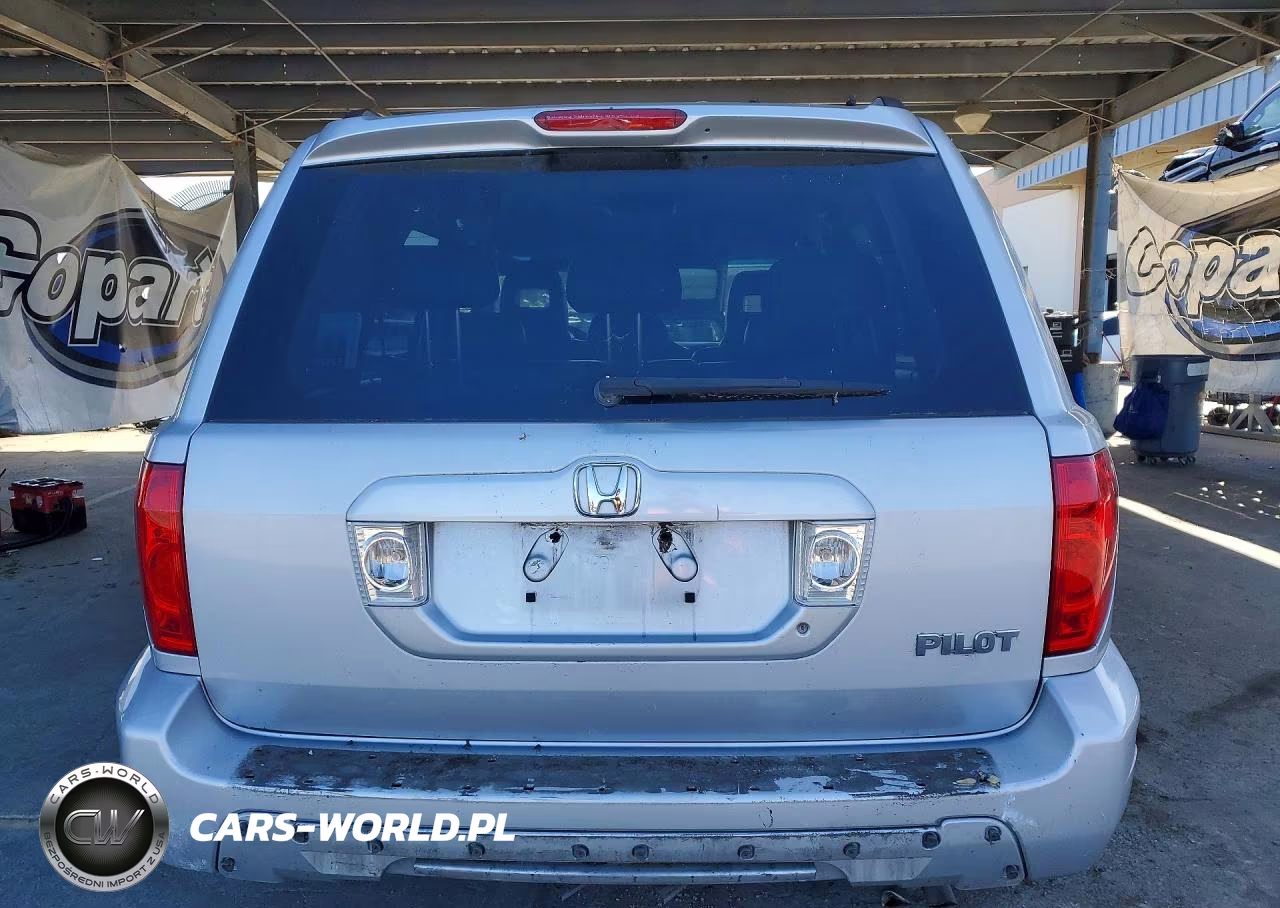 2003 Honda Pilot Exl VIN:2HKYF18683H606699 - 6