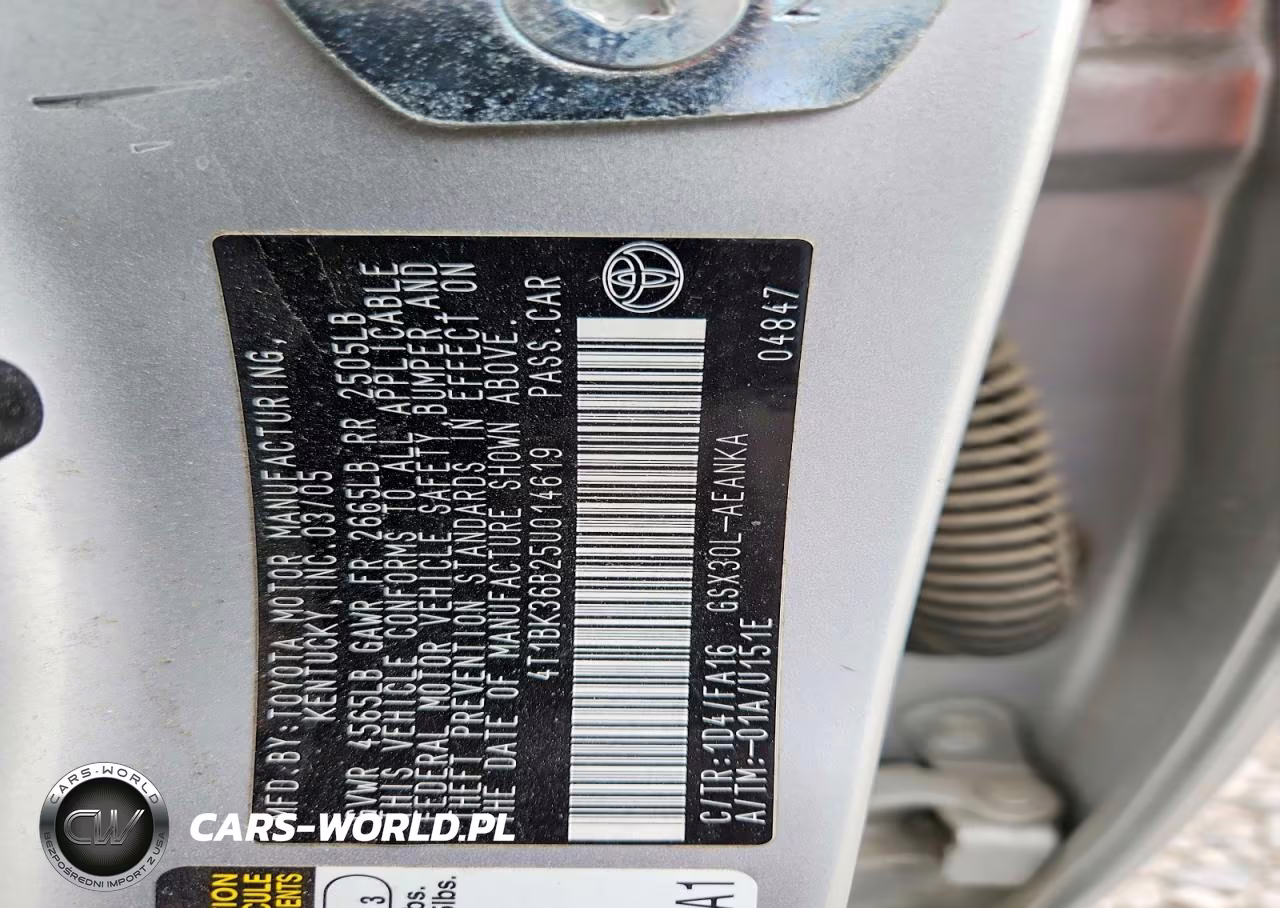 2005 Toyota Avalon Xl VIN:4T1BK36B25U014619 - 12