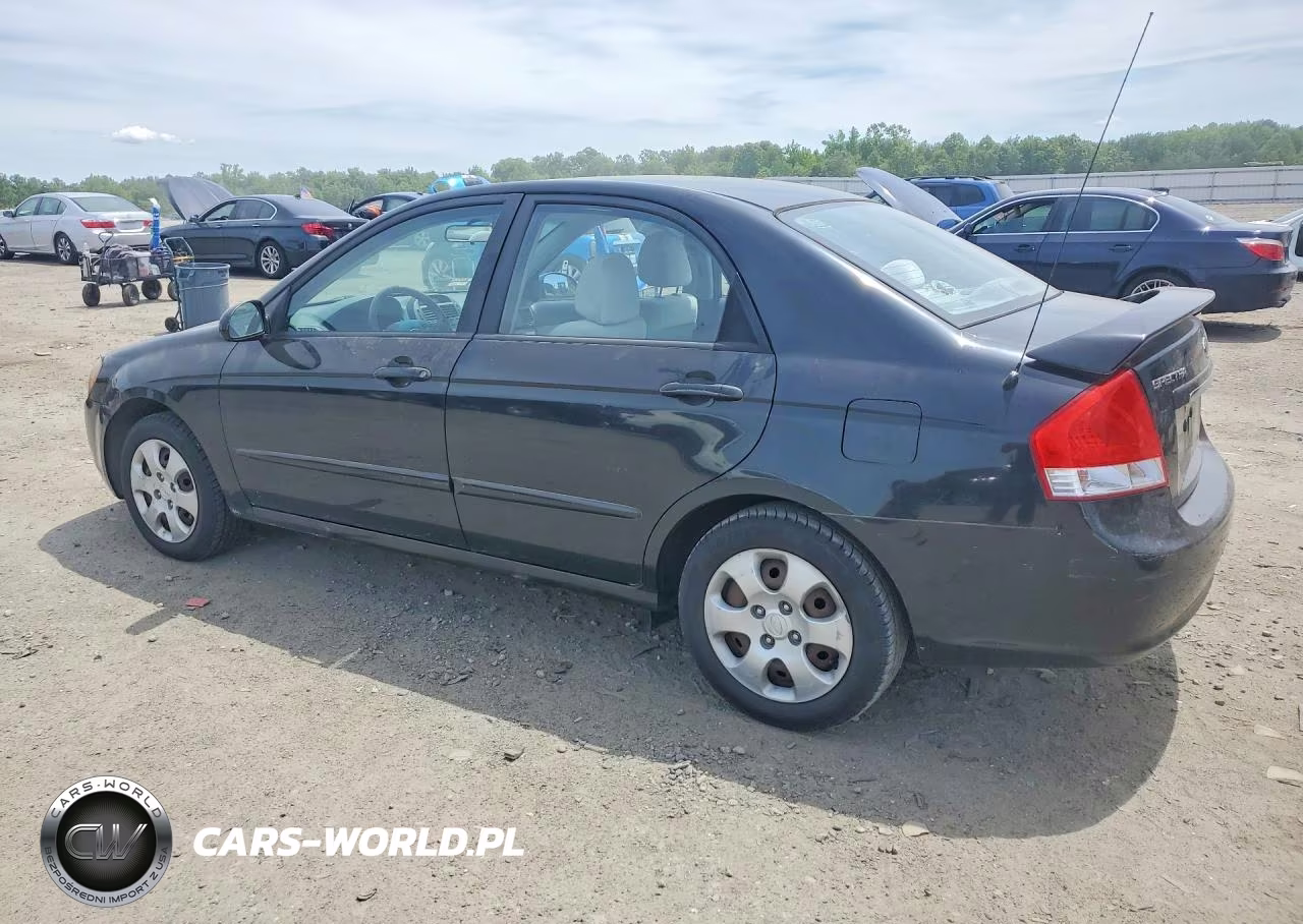 2009 Kia Spectra Lx VIN:KNAFE222995619022 - 2