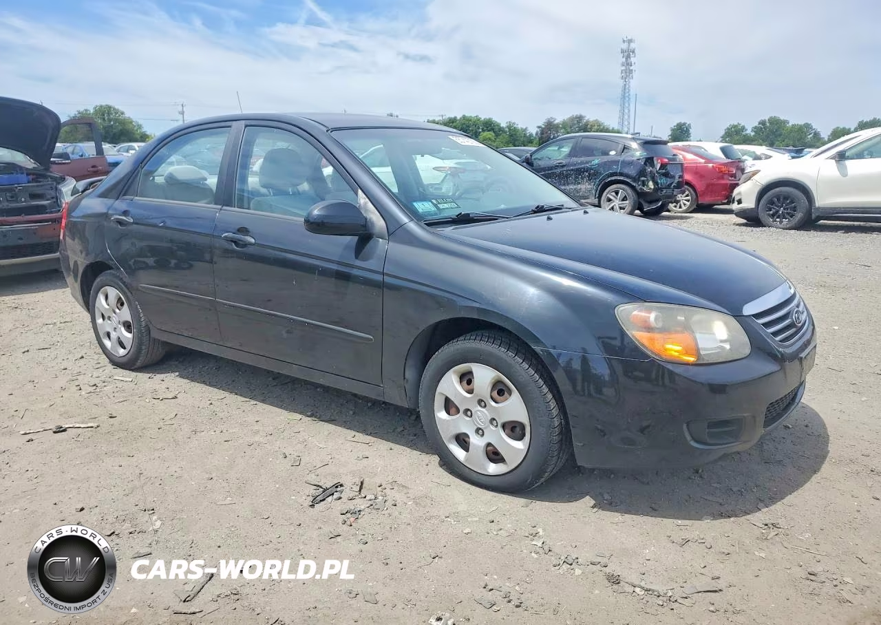 2009 Kia Spectra Lx VIN:KNAFE222995619022 - 4