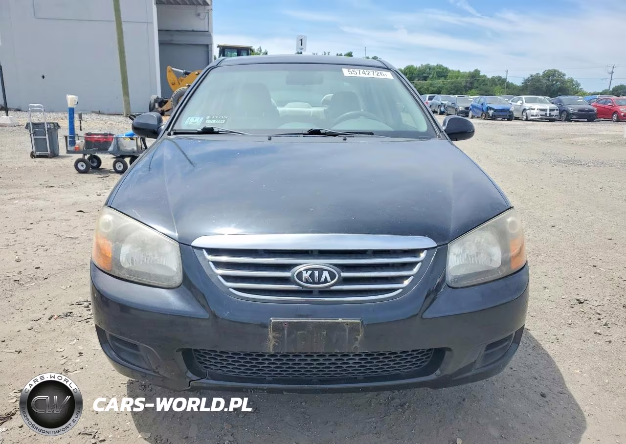 2009 Kia Spectra Lx VIN:KNAFE222995619022 - 5