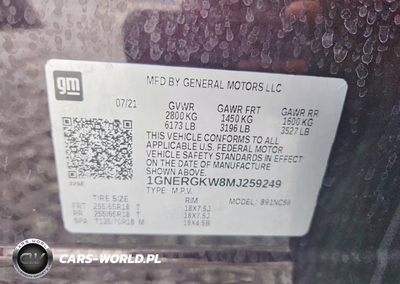 2021 Chevrolet Traverse Lt VIN:1GNERGKW8MJ259249 - 14