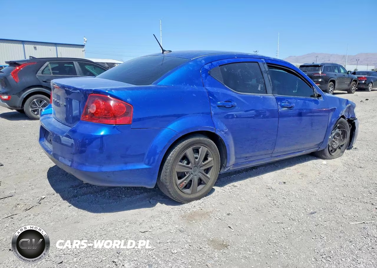 2014 Dodge Avenger Se VIN:1C3CDZAG2EN182686 - 3