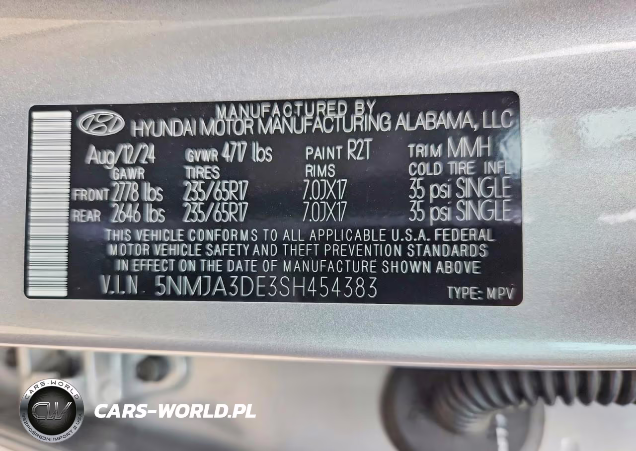 2025 Hyundai Tucson Se VIN:5NMJA3DE3SH454383 - 14