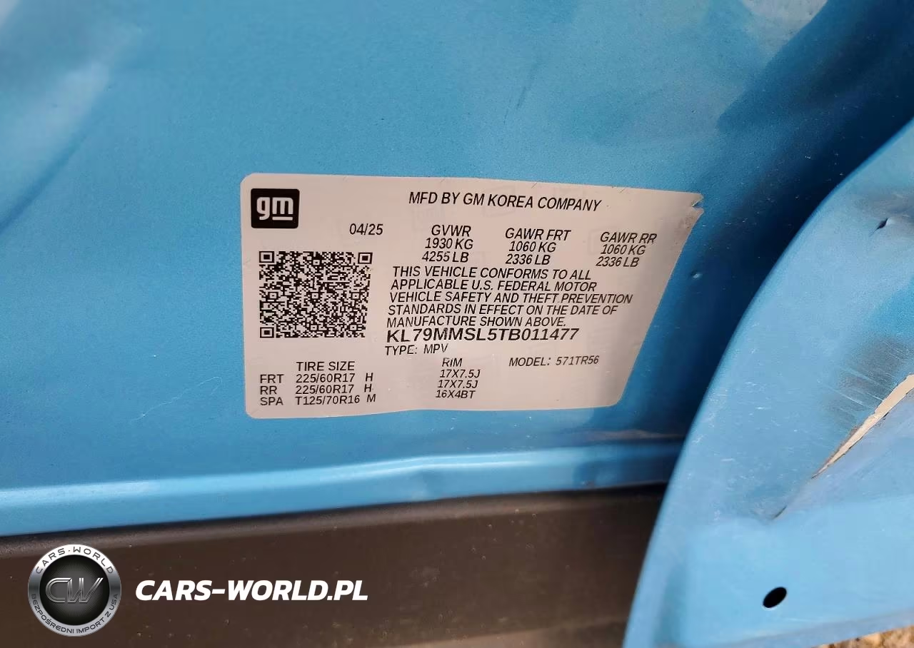 2026 Chevrolet Trailblazer Ls VIN:KL79MMSL5TB011477 - 13