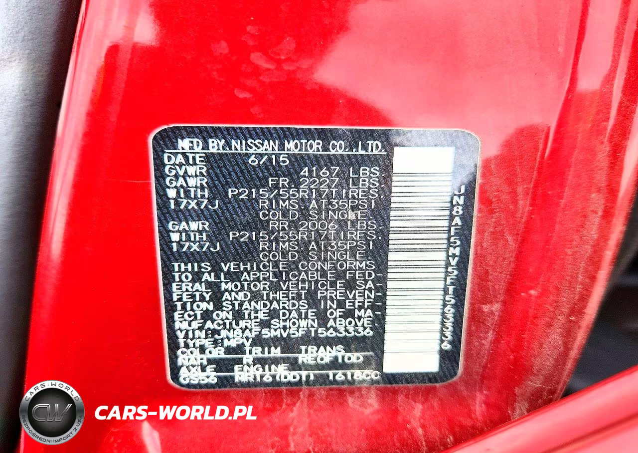 2015 Nissan Juke Sl VIN:JN8AF5MV5FT563336 - 14