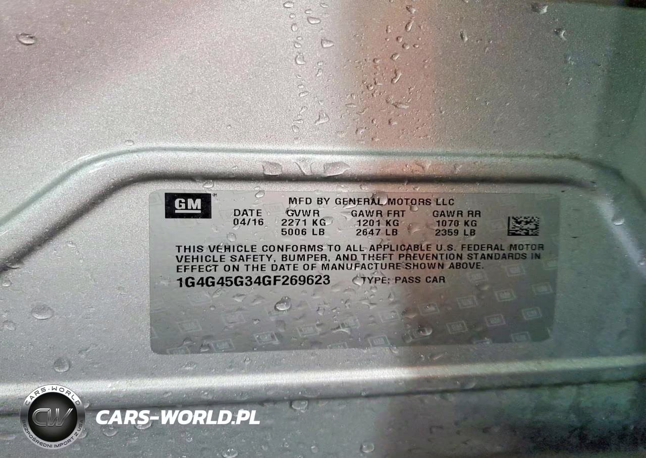 2016 Buick Lacrosse Sport Touring VIN:1G4G45G34GF269623 - 12