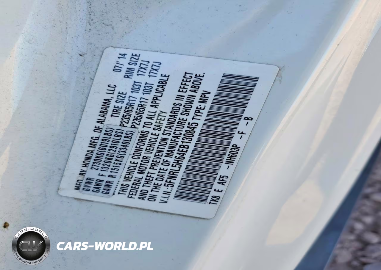 2014 Honda Odyssey Exl VIN:5FNRL5H64EB130845 - 13
