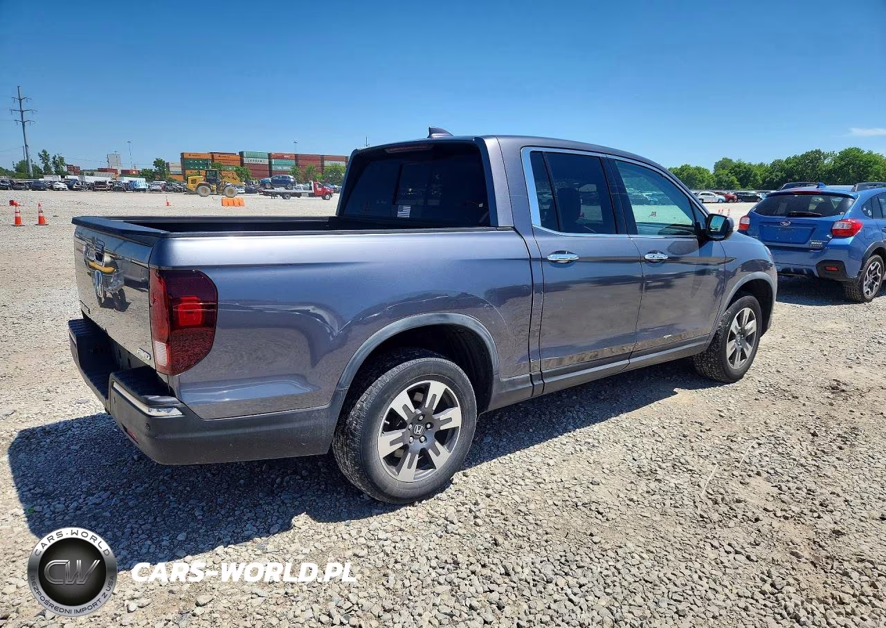 2017 Honda Ridgeline Rtl VIN:5FPYK3F75HB029498 - 3
