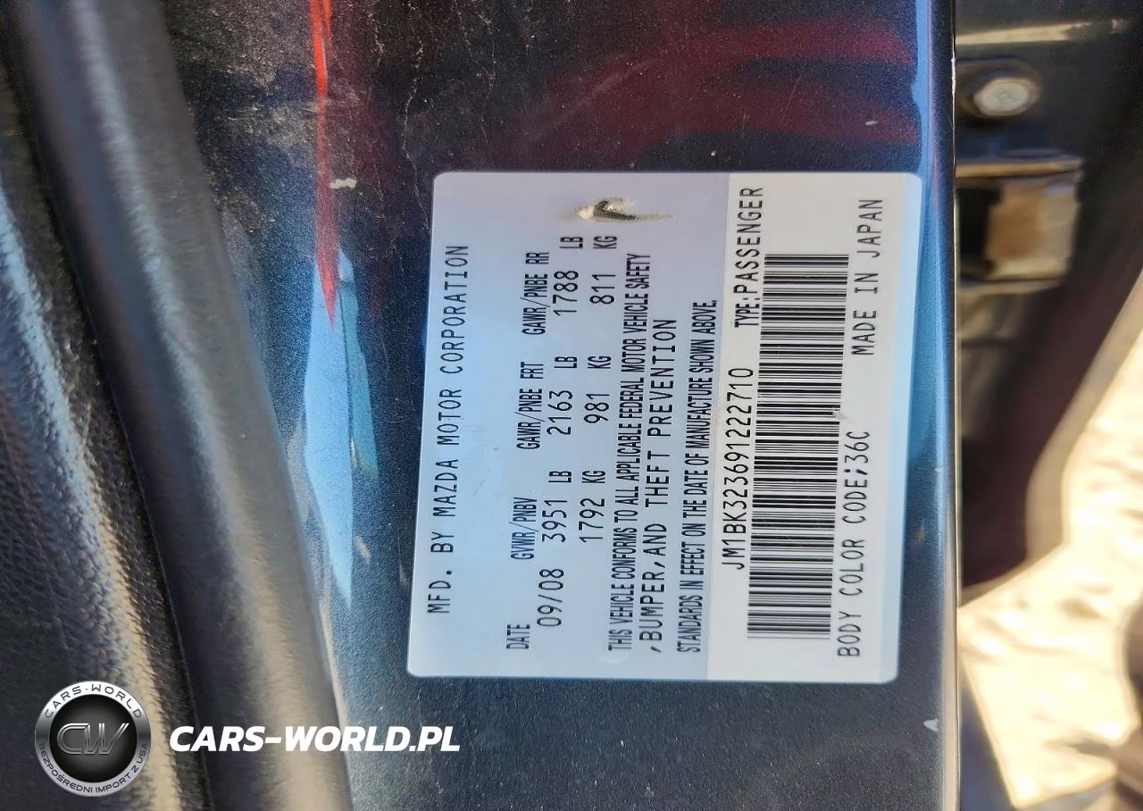 2009 Mazda 3 S VIN:JM1BK323691222710 - 12
