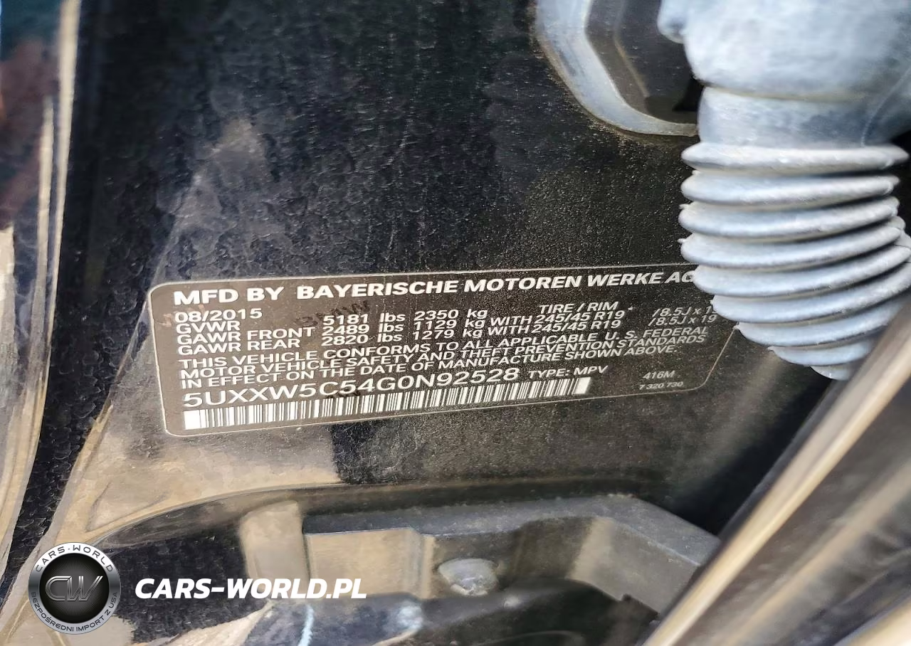 2016 BMW X4 xDrive35I VIN:5UXXW5C54G0N92528 - 13