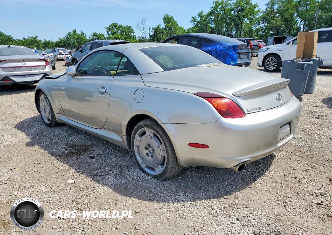 2002 Lexus Sc 430 VIN:JTHFN48Y520030206 - 2