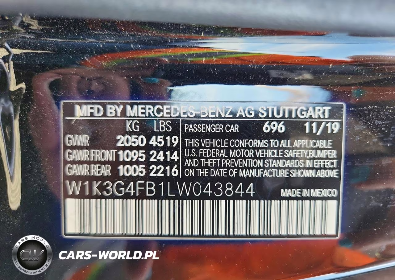 2020 Mercedes-Benz A 220 4Matic VIN:W1K3G4FB1LW043844 - 12