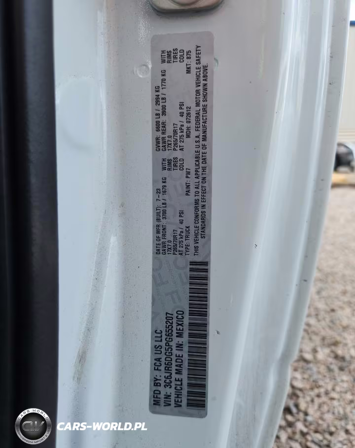 2023 Ram 1500 Classic Tradesman VIN:3C6JR6DG5PG655207 - 12
