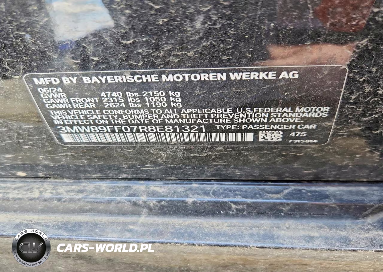 2024 BMW 330Xi VIN:3MW89FF07R8E81321 - 12