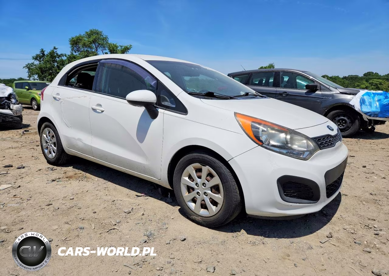 2013 Kia Rio Lx VIN:KNADM5A35D6182273 - 4
