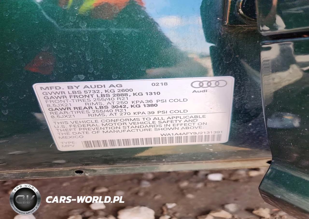 2018 Audi Sq5 Premium Plus VIN:WA1A4AFY9J2131391 - 14