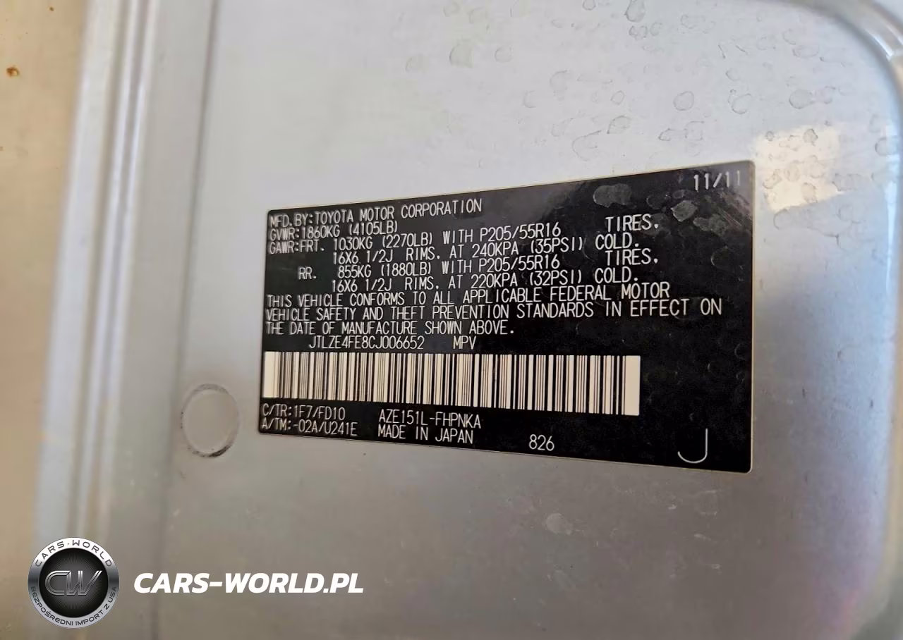 2012 Scion Xb Base VIN:JTLZE4FE8CJ006652 - 12