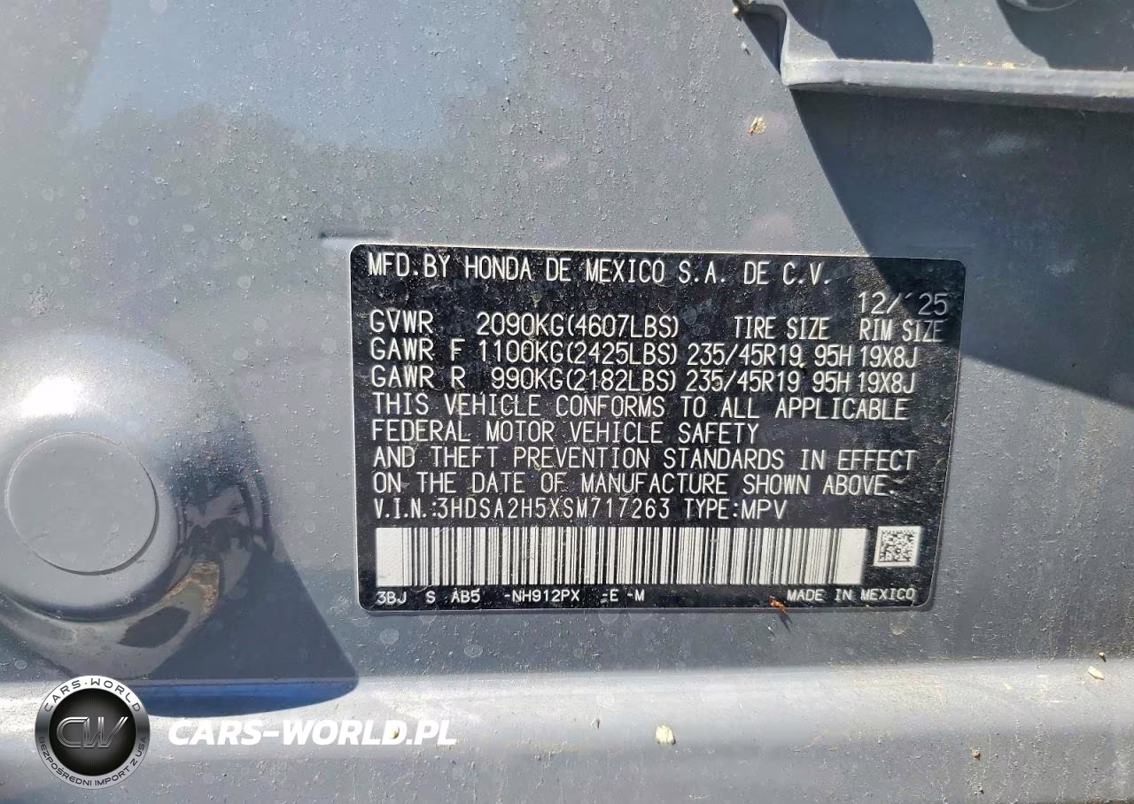 2025 Acura Adx A-Spec VIN:3HDSA2H5XSM717263 - 13