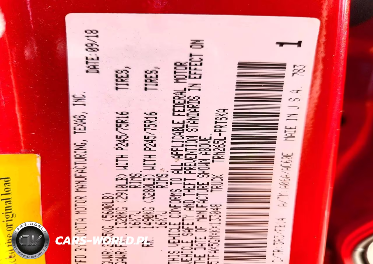 2019 Toyota Tacoma Sr VIN:5TFAX5GNXKX133048 - 12