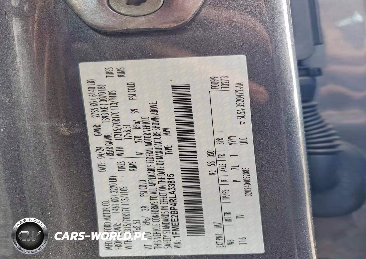 2024 Ford Bronco Wildtrak VIN:1FMEE2BP4RLA33815 - 14