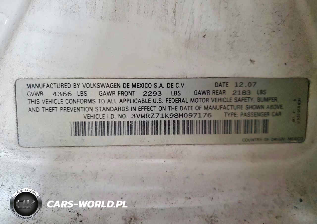 2008 Volkswagen Jetta Se VIN:3VWRZ71K98M097176 - 13