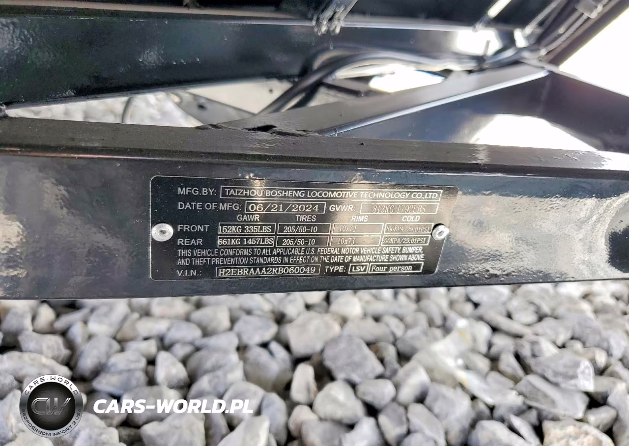 2025 Renegade Golf Cart VIN:H2EBRAAA2RB060049 - 10