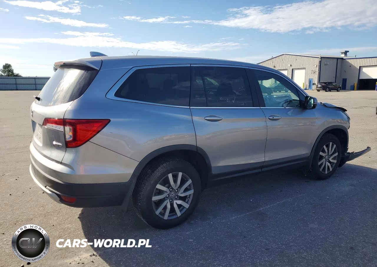 2019 Honda Pilot Ex VIN:5FNYF6H32KB076391 - 3