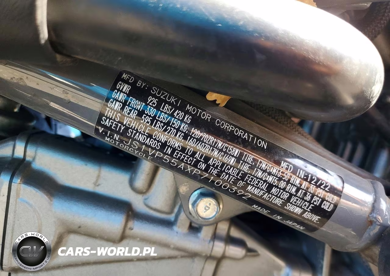 2023 Suzuki Sv650 VIN:JS1VP55AXP7100392 - 9