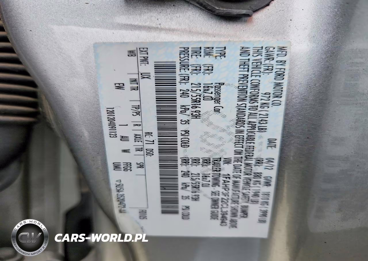 2012 Ford Focus Se VIN:1FAHP3F22CL394943 - 12