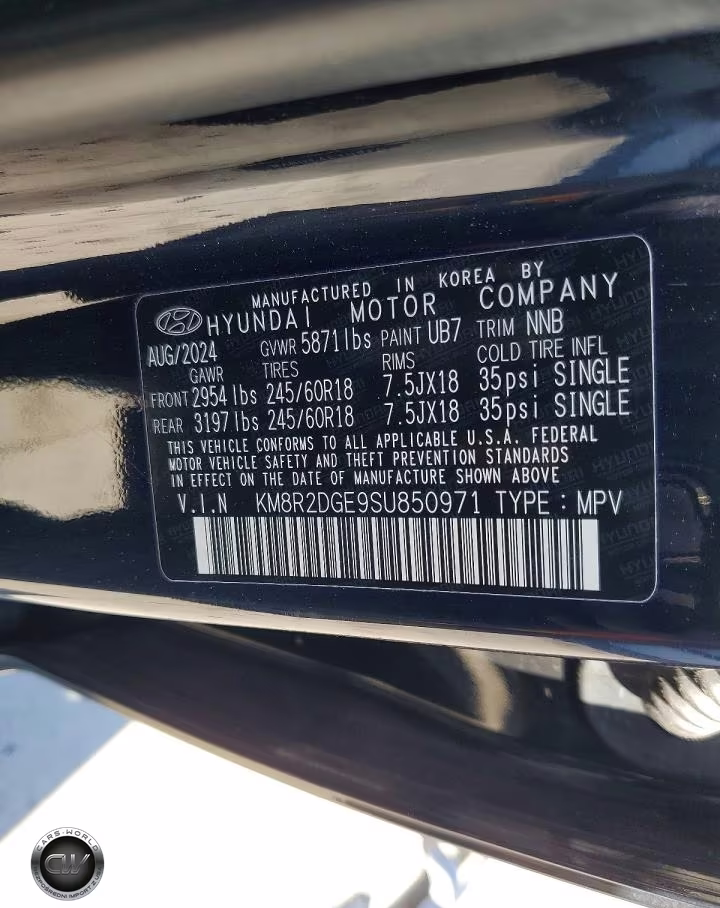 2025 Hyundai Palisade Sel VIN:KM8R2DGE9SU850971 - 14