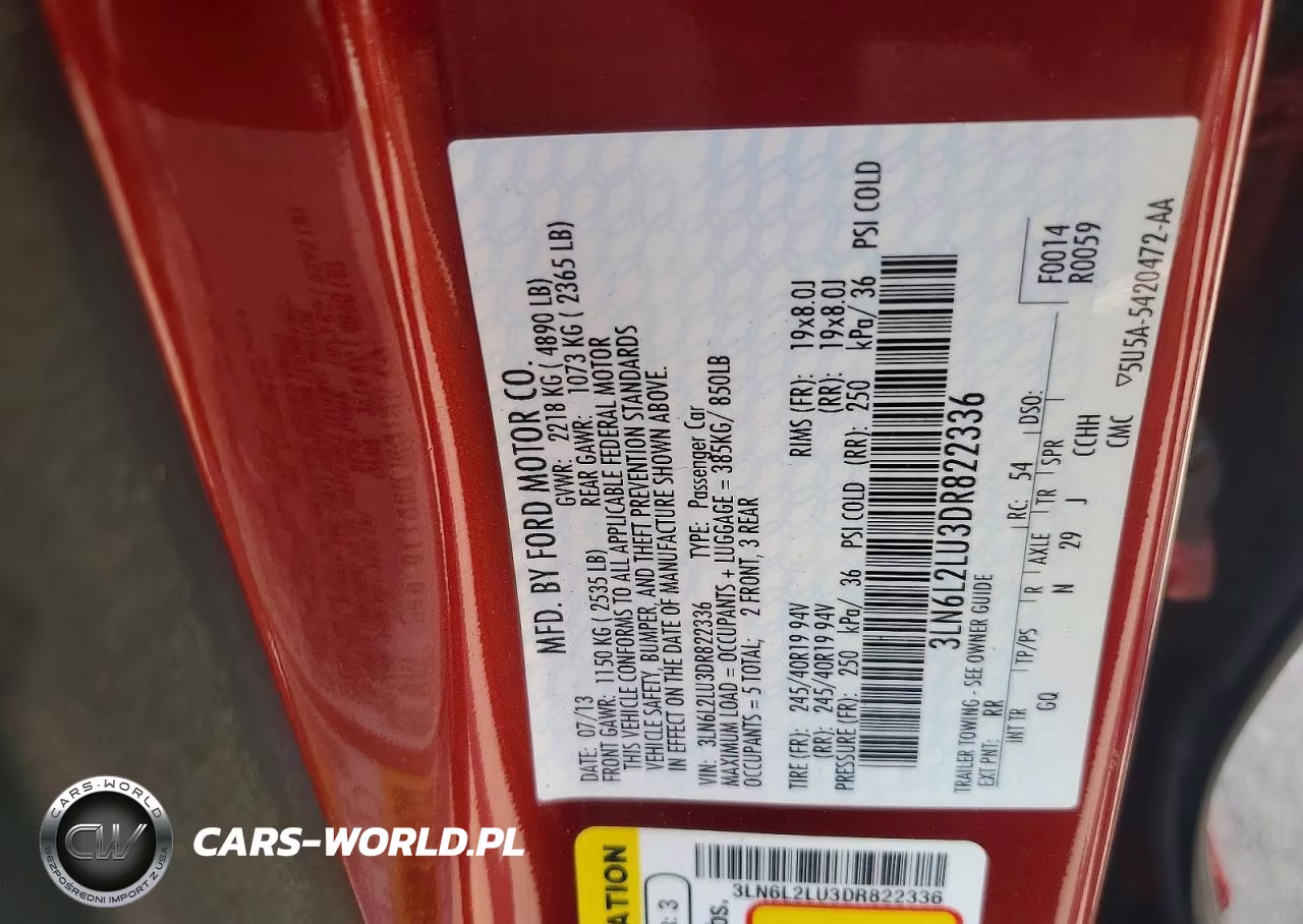 2013 Lincoln Mkz Hybrid VIN:3LN6L2LU3DR822336 - 13