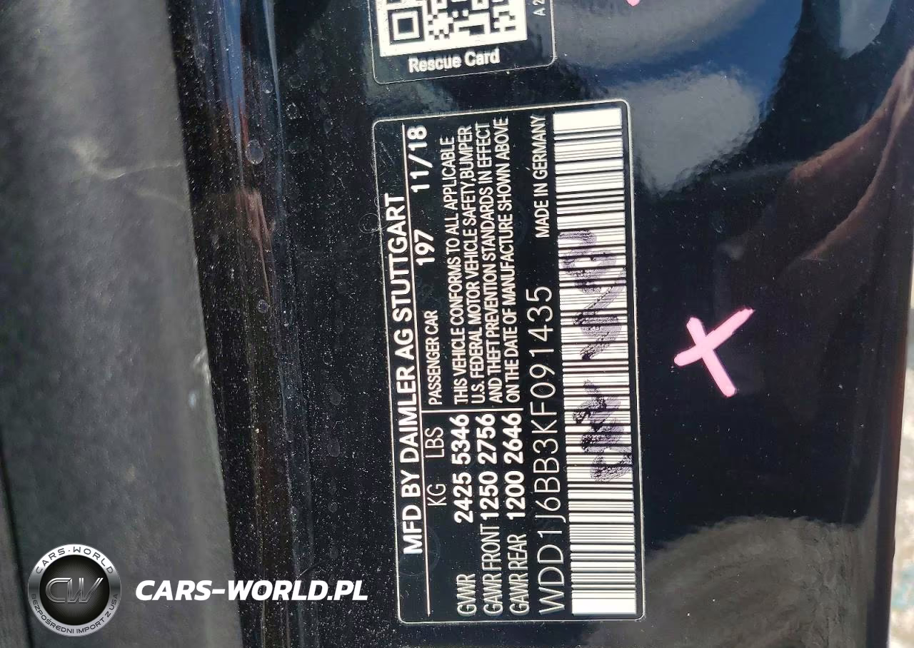 2019 Mercedes-Benz E Amg 53 VIN:WDD1J6BB3KF091435 - 12