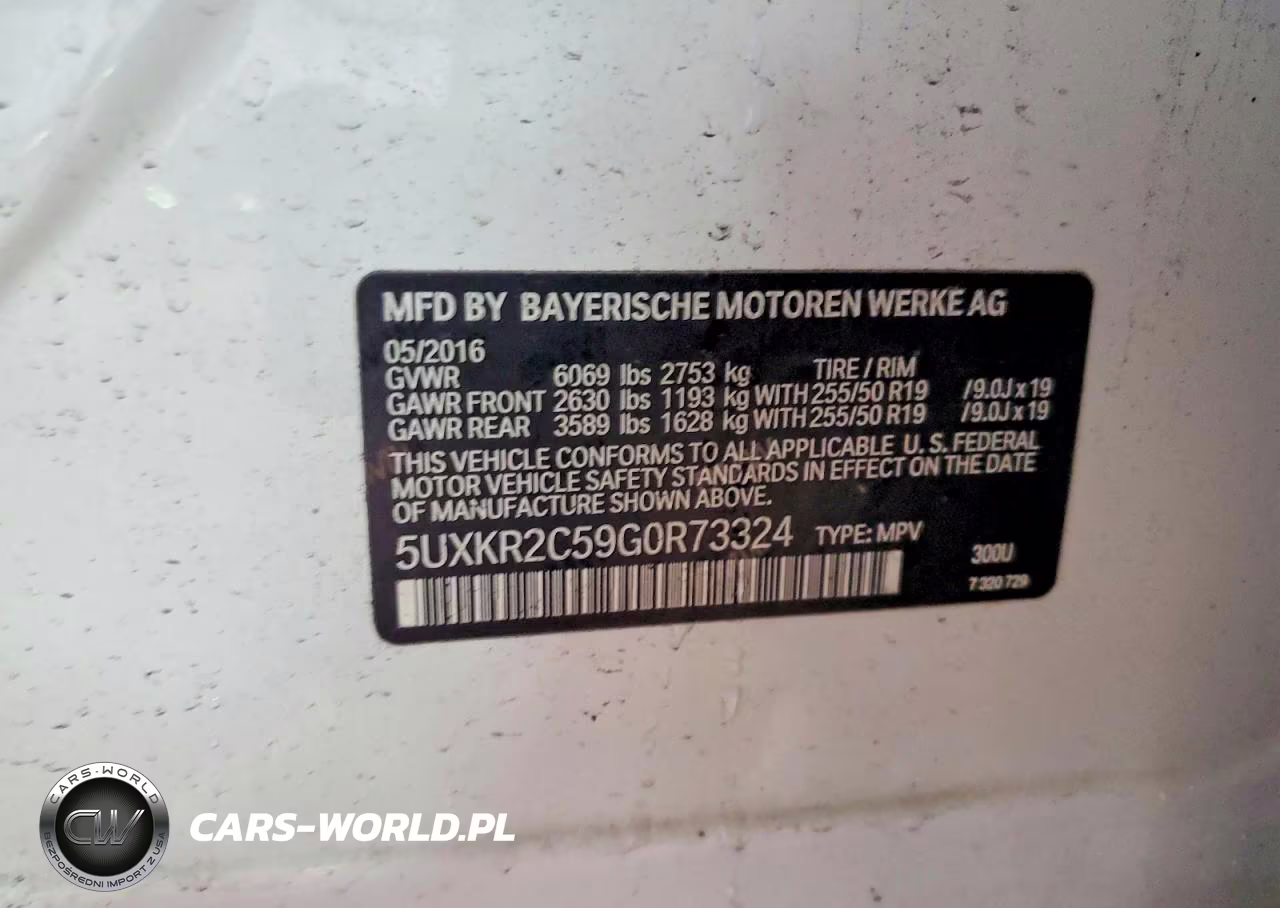 2016 BMW X5 Sdrive35I VIN:5UXKR2C59G0R73324 - 12