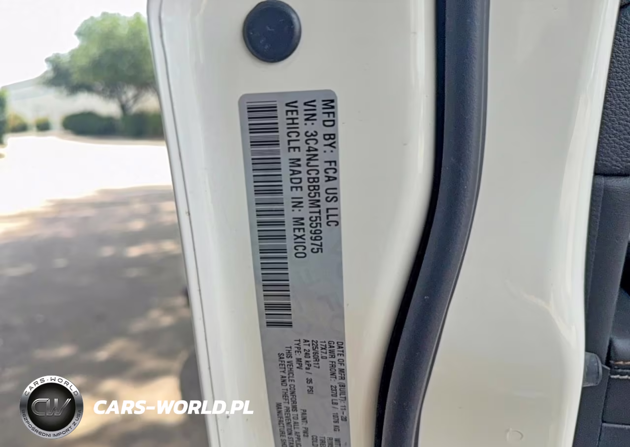 2021 Jeep Compass Latitude VIN:3C4NJCBB5MT559975 - 10