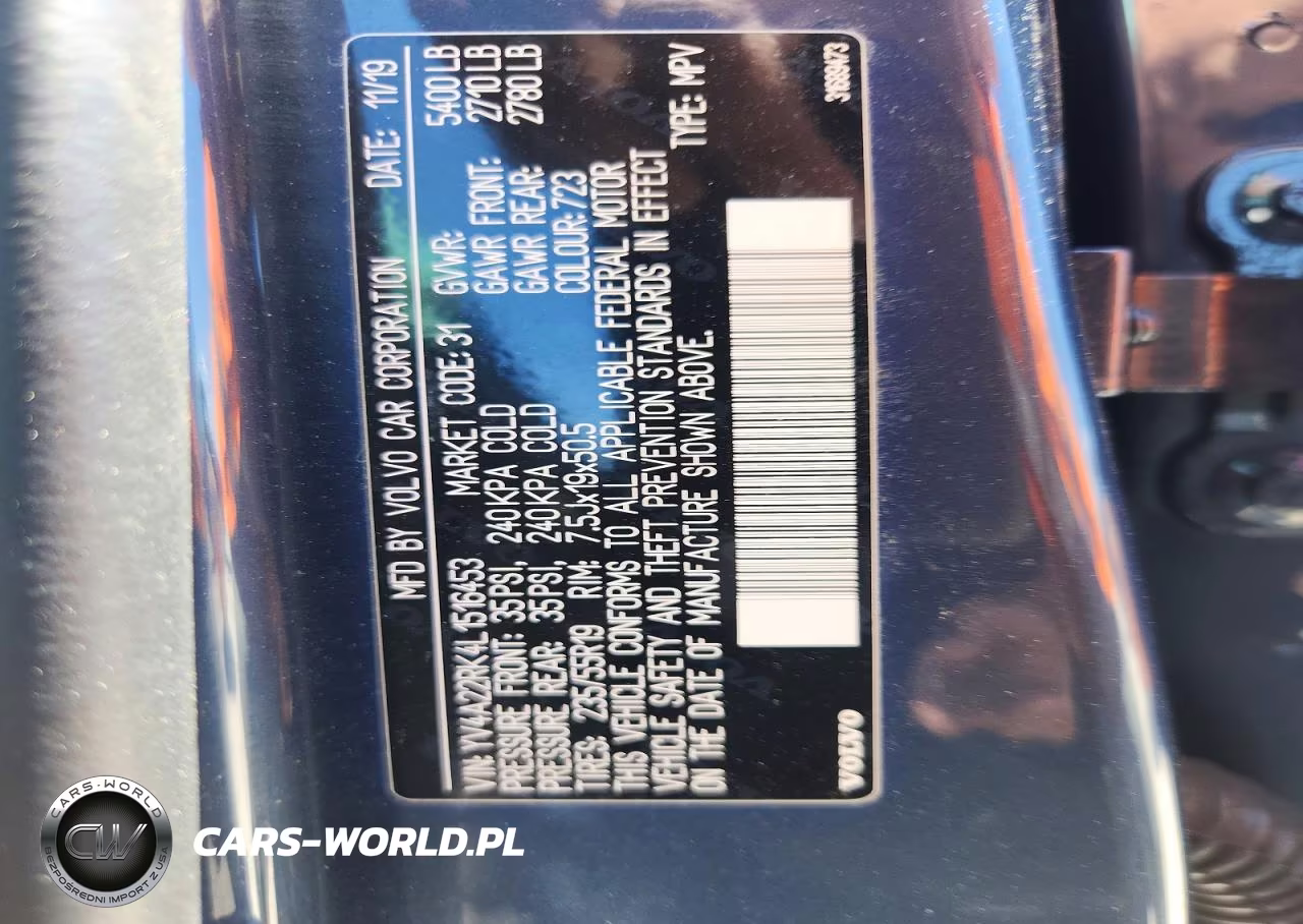 2020 Volvo Xc60 T6 Momentum VIN:YV4A22RK4L1516453 - 13