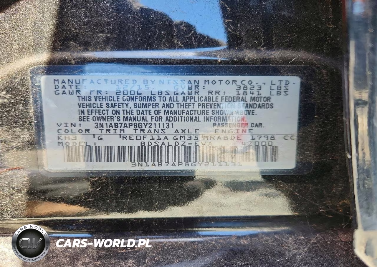 2016 Nissan Sentra Sv VIN:3N1AB7AP8GY211131 - 12