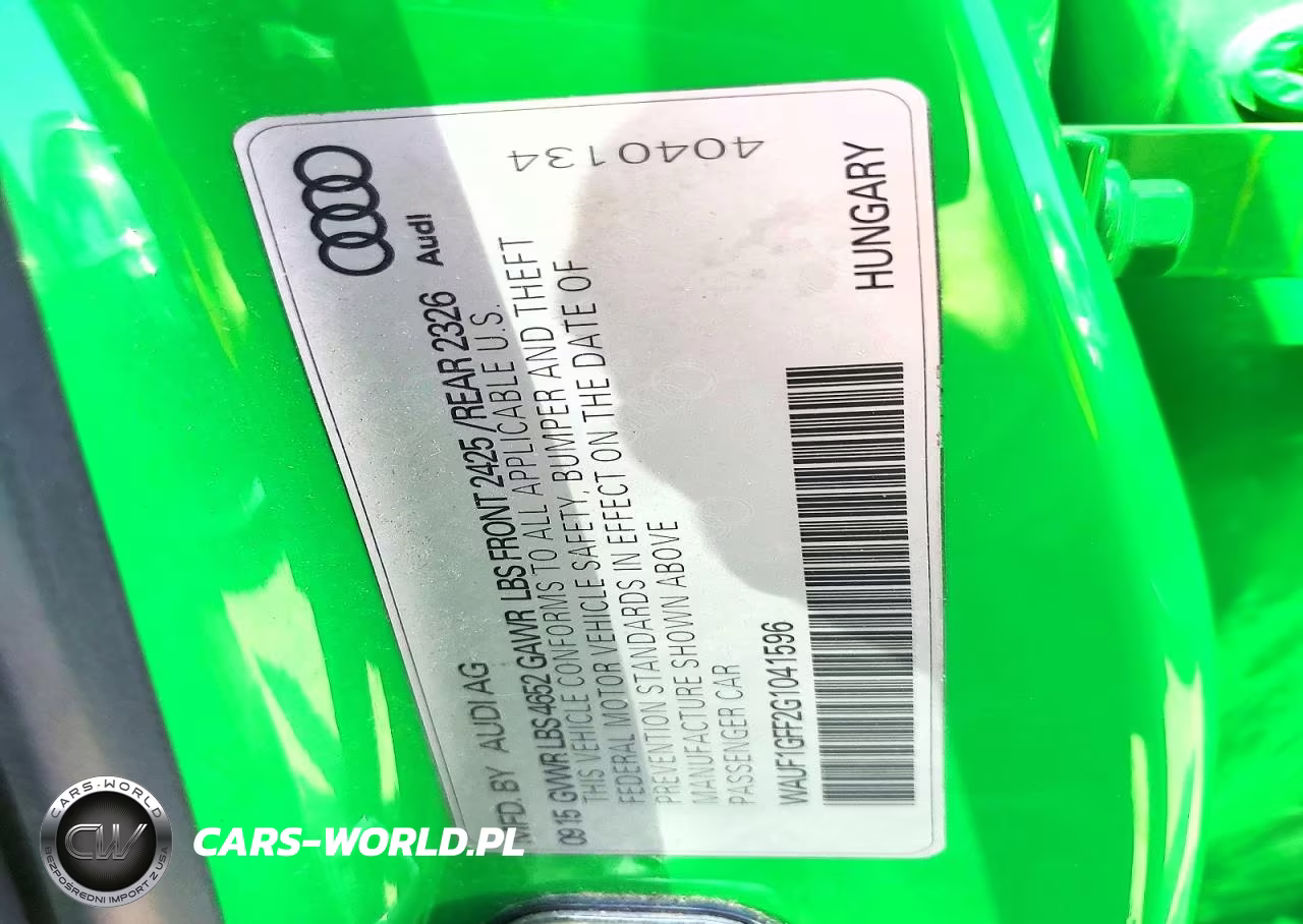 2016 Audi S3 Prestige VIN:WAUF1GFF2G1041596 - 13