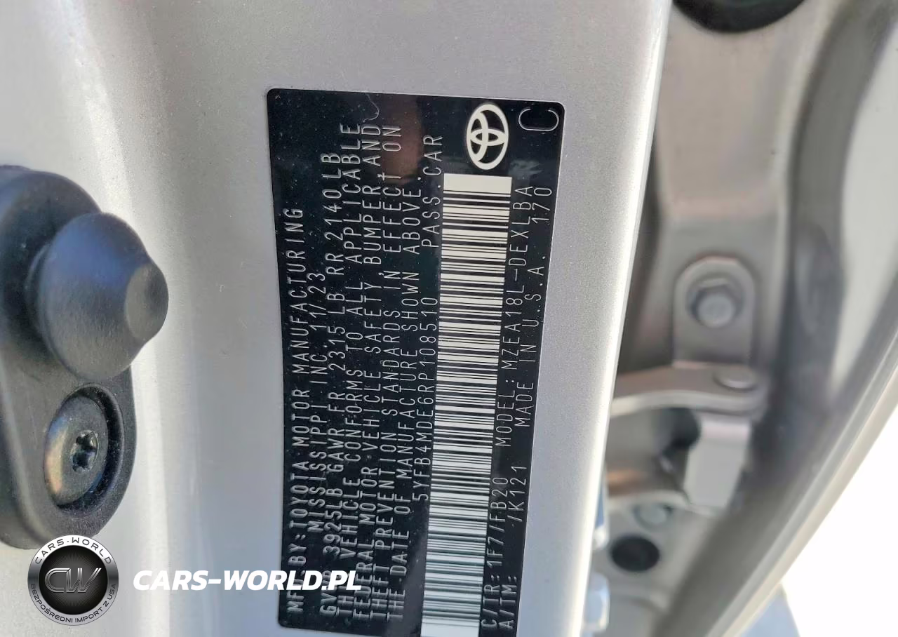 2024 Toyota Corolla Le VIN:5YFB4MDE6RP108510 - 12