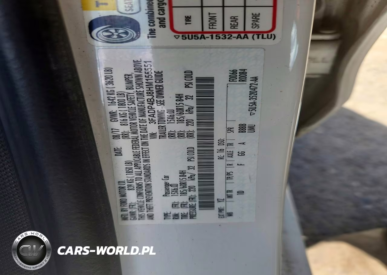 2017 Ford Fiesta Se VIN:3FADP4BJ8HM155551 - 12