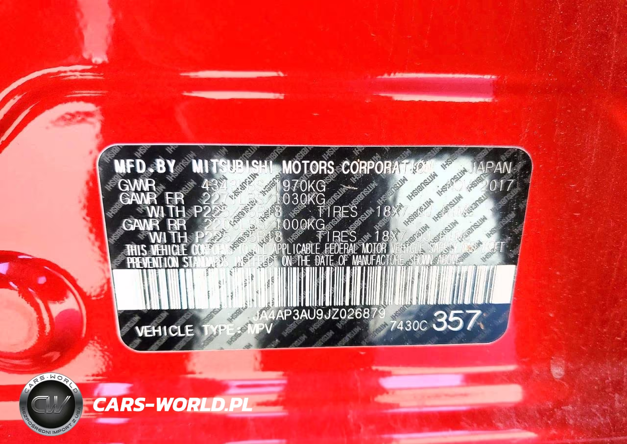 2018 Mitsubishi Outlander Sport Es VIN:JA4AP3AU9JZ026879 - 13