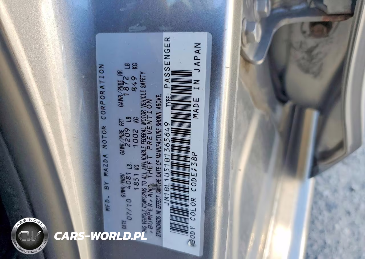 2011 Mazda 3 S VIN:JM1BL1U51B1365649 - 12