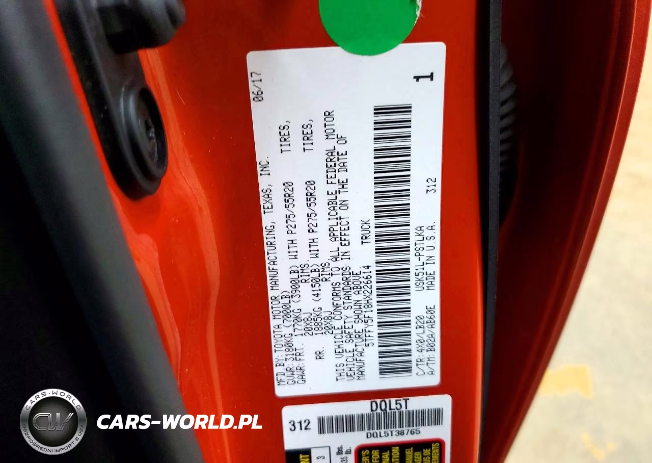 2017 Toyota Tundra Crewmax Limited VIN:5TFFY5F18HX226614 - 12